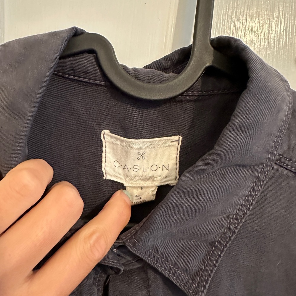 charcoal button down - Picture 3 of 3